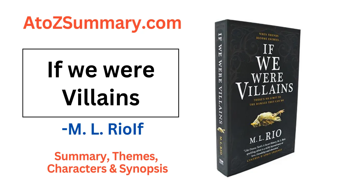 If we were Villains by M. L. RioIf