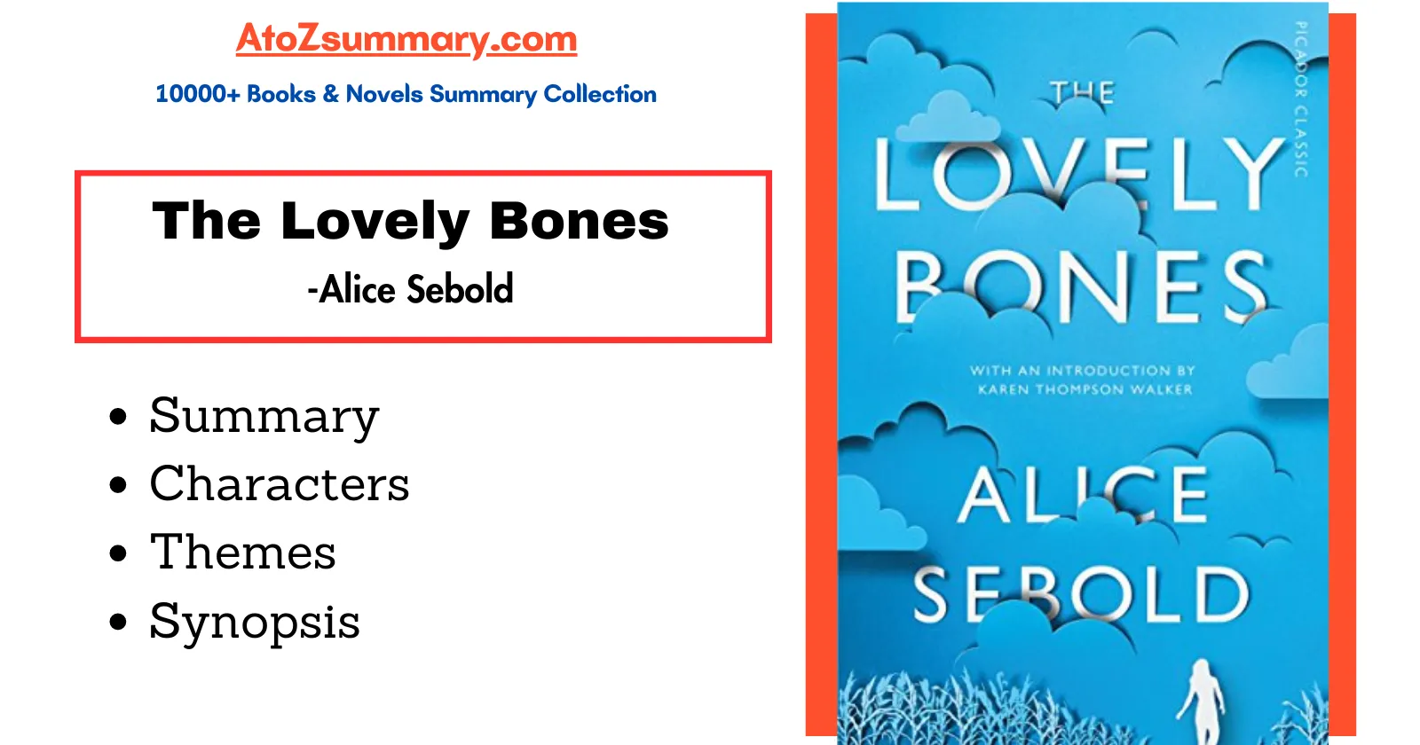 The Lovely Bones Summary, Themes, Characters & Synopsis by Alice Sebold