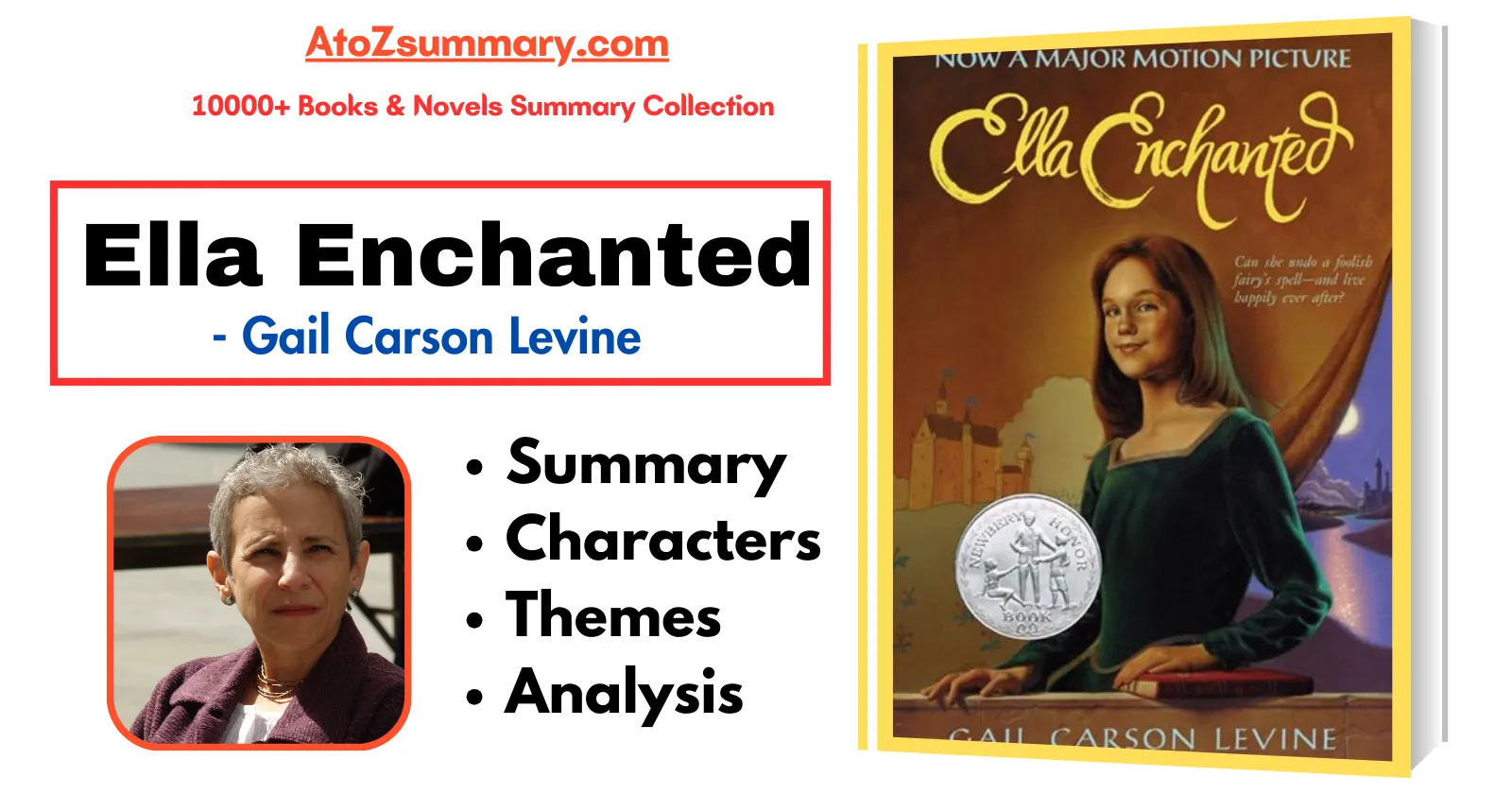 Ella Enchanted by Gail Carson Levine Analysis, Summary, Characters & Themes
